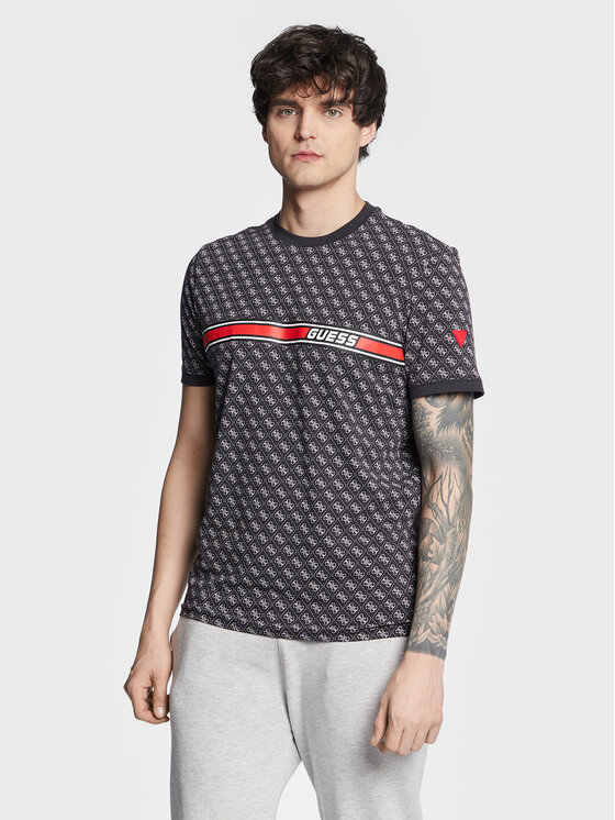 Guess Guess Футболка Jamey Z2BI09 J1314 Чорний Regular Fit