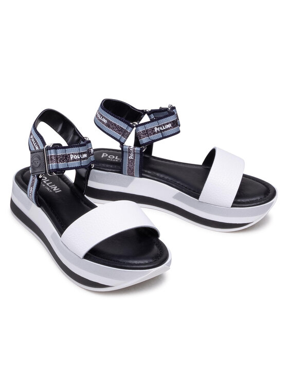 Pollini Pollini Sandaalid SA16494G0CTE0100 Valge