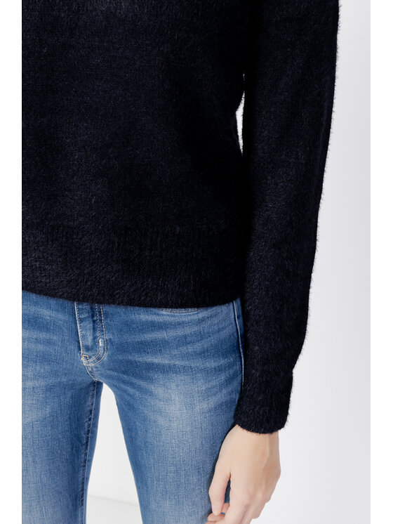 ONLY ONLY Maglione ELLA PIUMO LS V-NECK CC KNT Nero V-Neck Fit
