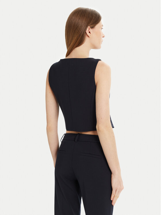 Marella Marella Gilet Camper 2513911034 Blu scuro Slim Fit