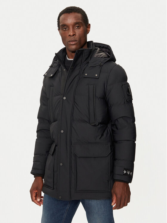 Moose Knuckles Vatovaná bunda Valleyfied 2 M32MJ152 Čierna Regular Fit