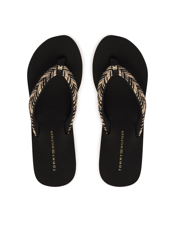 Tommy Hilfiger Tommy Hilfiger Varbavahesandaalid Rope Strap FW0FW09197 Must
