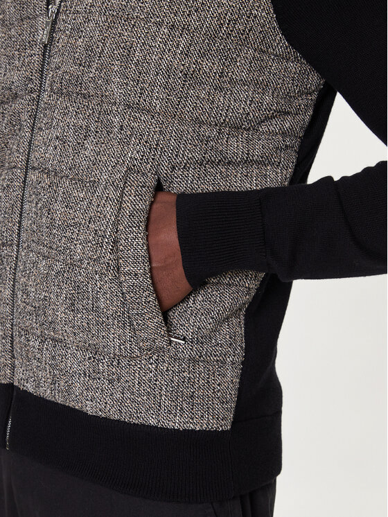 KARL LAGERFELD KARL LAGERFELD Pletena jopica 655027 554305 Črna Regular Fit