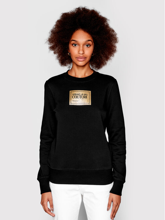 Versace Jeans Couture Bluză Piece 73HAIG02 Negru Regular Fit 73HAIG02 imagine noua