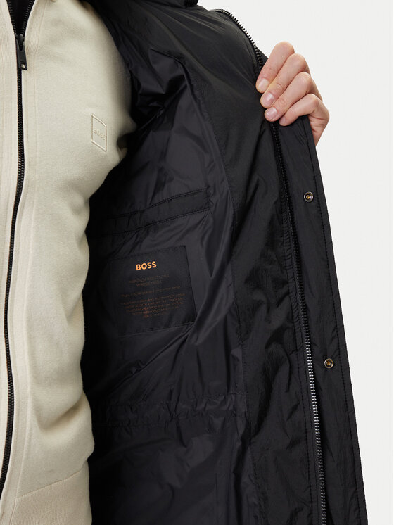 BOSS BOSS Wintermantel Omont 50543617 Schwarz Oversize