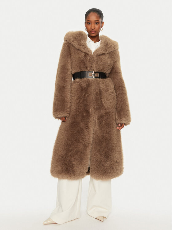 YES LONDON YES LONDON Pelliccia ECO/024 Marrone Regular Fit
