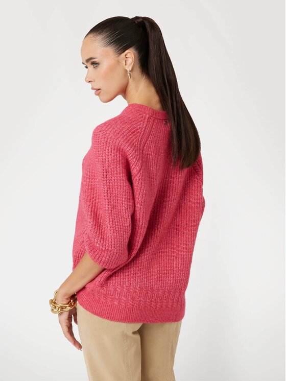 Guess Guess Sweter 169467 Różowy Classic Fit