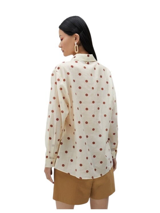 Lola Casademunt by Maite Lola Casademunt by Maite Blusa ms2515026 Beige Regular Fit