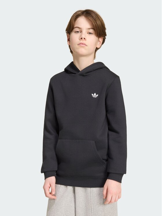 adidas adidas Džemperis Regular Hoodie Fleece KR0879 Juoda Regular Fit