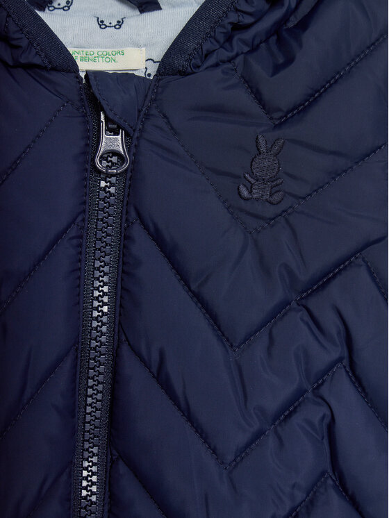 United Colors Of Benetton United Colors Of Benetton Giubbotto invernale 2WU0AN00S Blu scuro Regular Fit