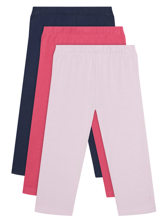 United Colors Of Benetton United Colors Of Benetton Leggings szett 3MT1GF055 Színes Slim Fit