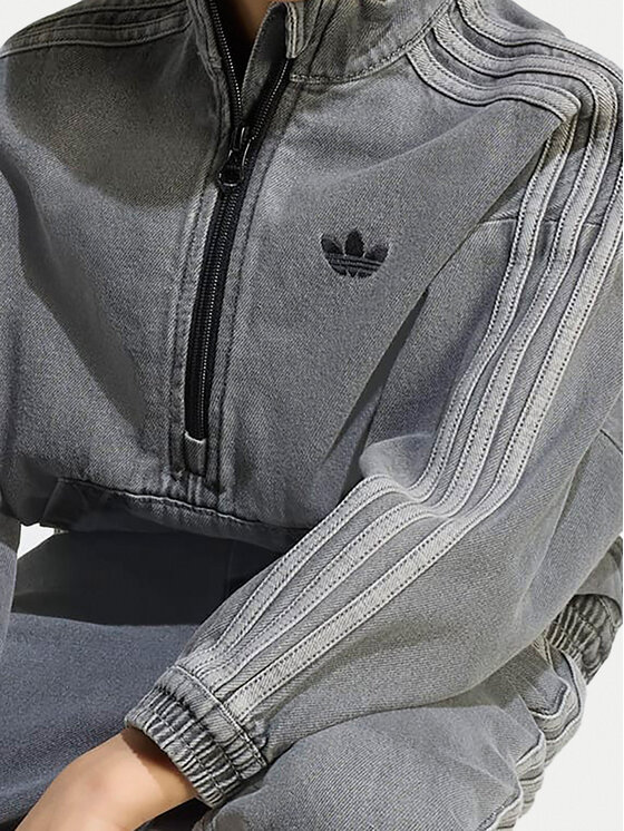 adidas adidas Trening Denim JY3546 Gri Regular Fit