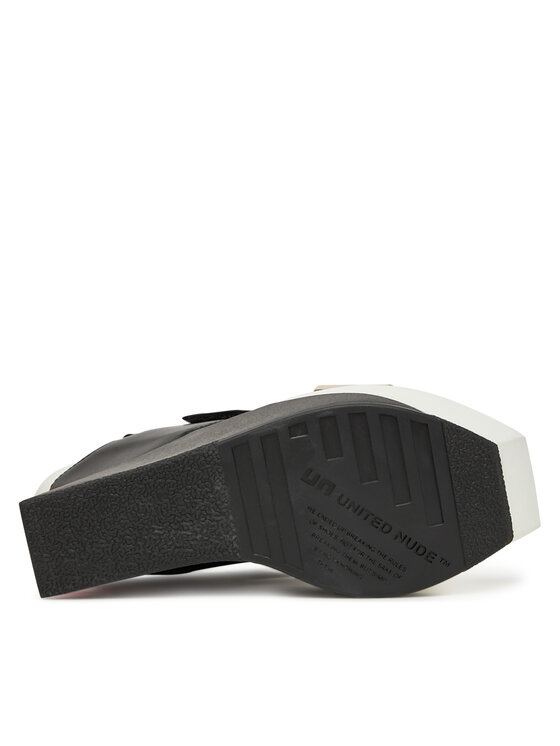 United Nude United Nude Basutės Delta Wedge Sandal 1041389316 Juoda
