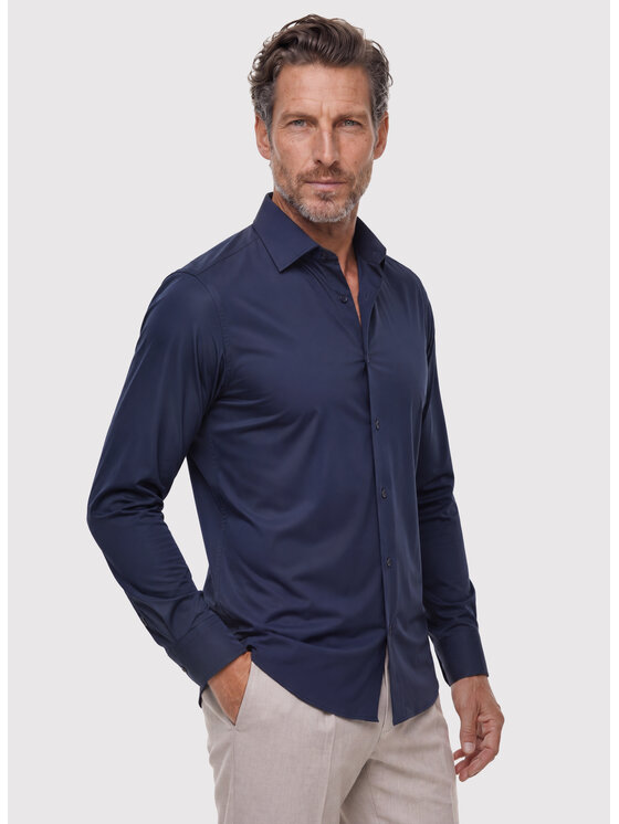 Pako Lorente Pako Lorente Koszula P26WF-1X-011 Granatowy Slim Fit