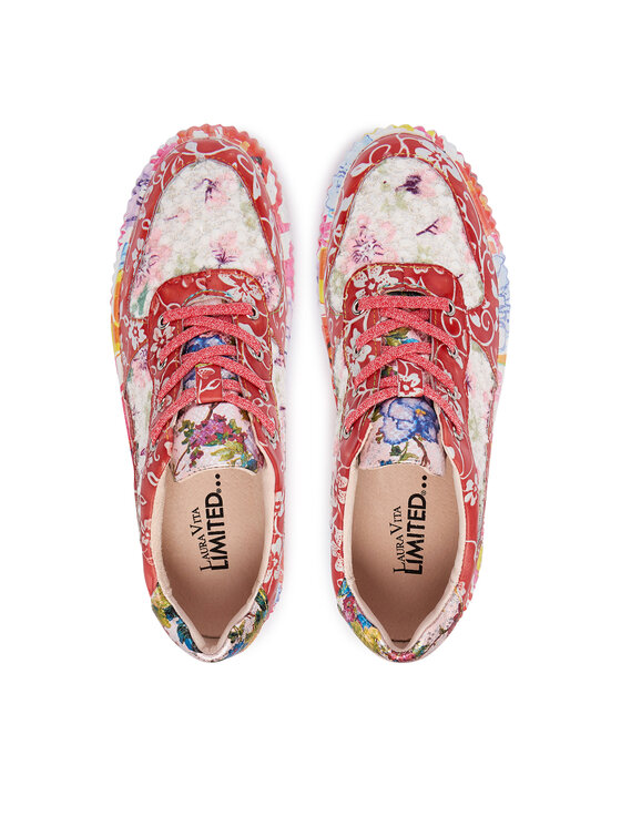 Laura Vita Laura Vita Sneakersy Soleno 03 Czerwony