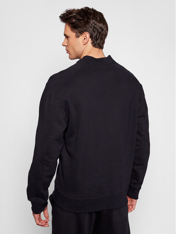 Calvin Klein Jeans Calvin Klein Jeans Džemperis ar kapuci J30J318507 Melns Regular Fit