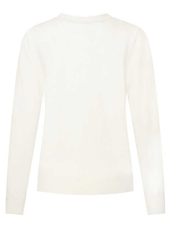 Tommy Hilfiger Tommy Hilfiger Pullover WW0WW44984 Weiß Regular Fit