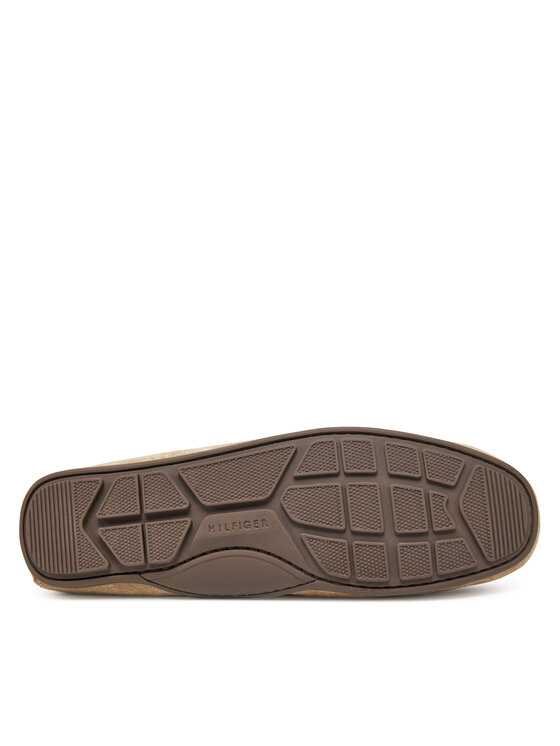 Tommy Hilfiger Tommy Hilfiger Mokasyny Casual Hilfiger Suede Driver FM0FM04998 Beżowy