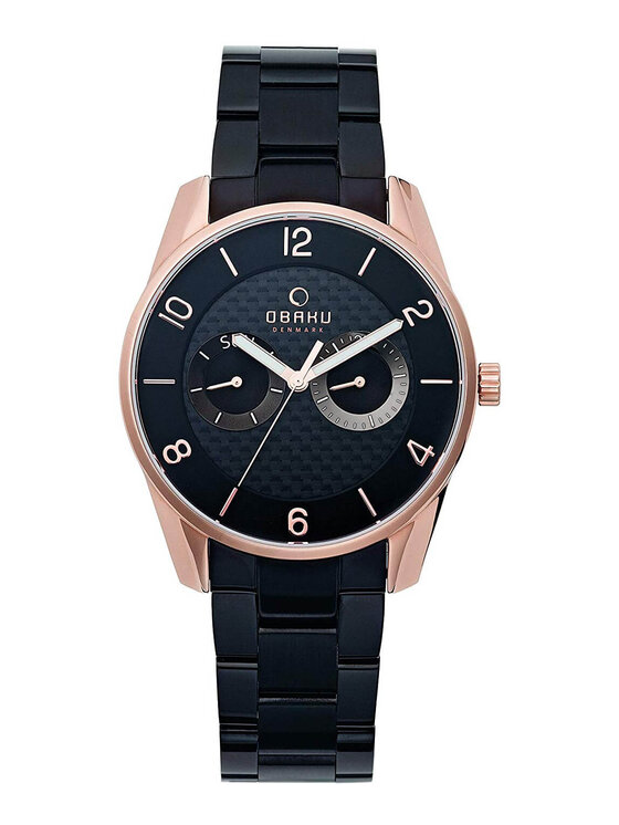 Obaku Obaku Zegarek V171GMVBSB Czarny