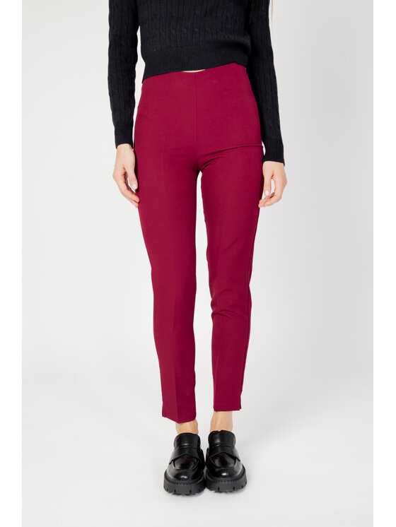 Hanny Deep Hanny Deep Pantaloni chino - Bordeaux Cigarette Fit