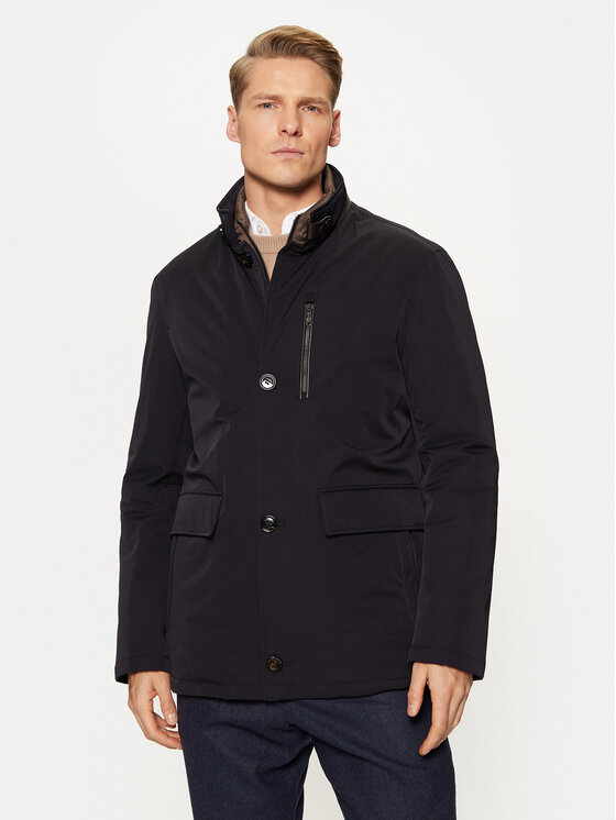 Bugatti Palton 674128 69081 Bleumarin Regular Fit