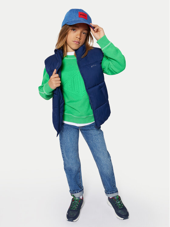 HUGO HUGO Жилетка за костюм G00430 D Тъмносин Regular Fit