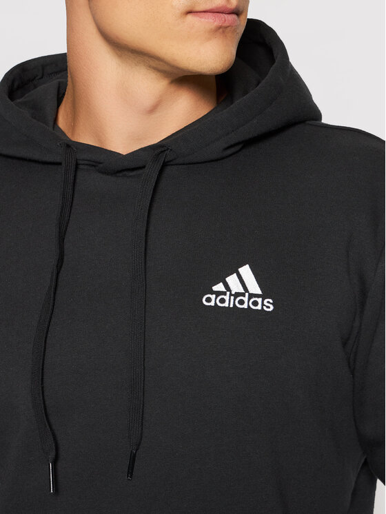 adidas adidas Bluza Essentials Fleece GV5294 Czarny Regular Fit