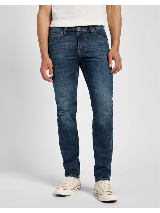 Lee Lee Jeansy DAREN ZIP FLY Niebieski Regular Fit