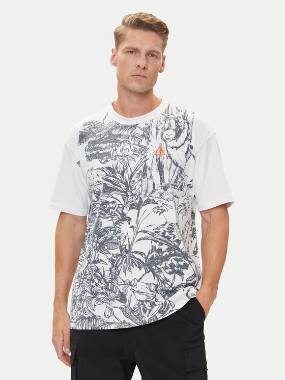 Nike Nike T-Shirt Acg HJ0882 Biały Regular Fit