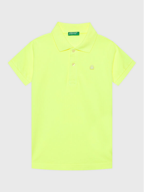 Тениска с яка и копчета United Colors Of Benetton