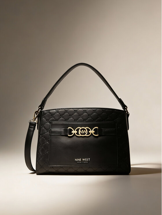 Nine West Nine West Дамска чанта CEO-LUNA-III-H242046 Черен