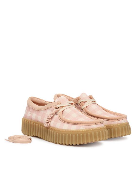 Clarks Clarks Półbuty Torhill Bee 26186298 Różowy