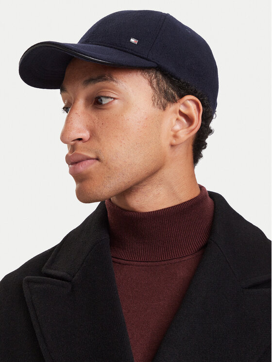 Tommy Hilfiger Tommy Hilfiger Καπέλο Jockey Dc Wool 6 Panel AM0AM14851 Σκούρο μπλε