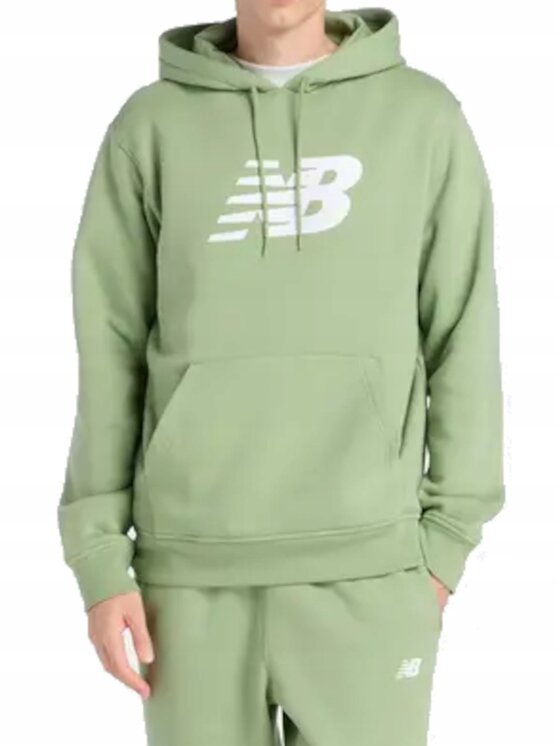 New Balance New Balance Bluza MT43904AAR Zielony Standard Fit