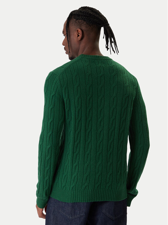 Gant Gant Sweter 8050213 Zielony Regular Fit