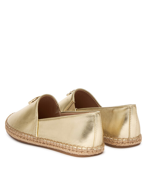 Tommy Hilfiger Tommy Hilfiger Espadrilky Th Logo Gold Espadrille FW0FW09473 Zlatá