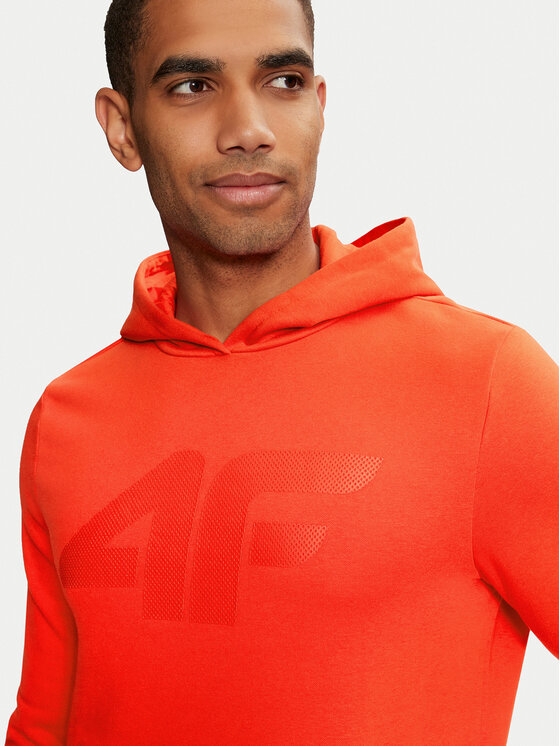 4F 4F Bluză 4FWMM00TSWSM1464 Portocaliu Regular Fit