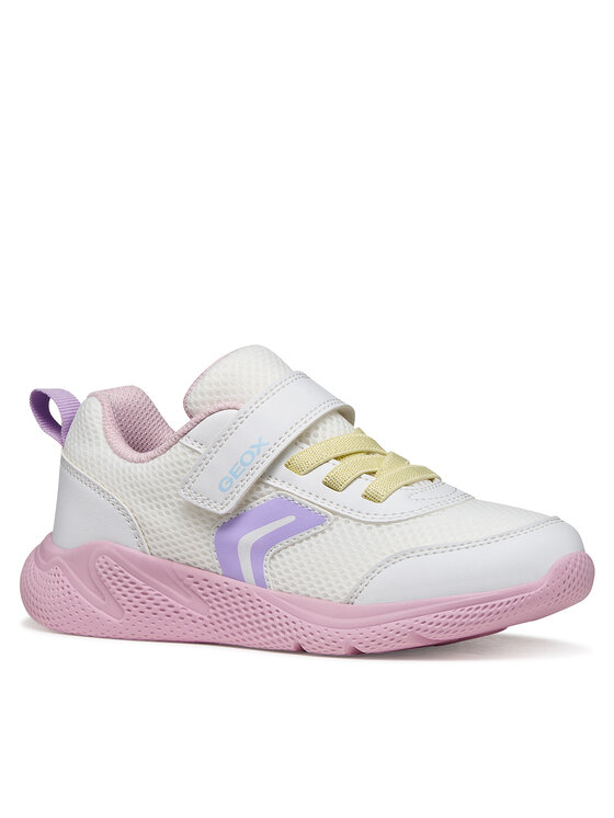 Geox Geox Sneakersy J Sprintye Girl J36FWB 01454 C0406 D Biały