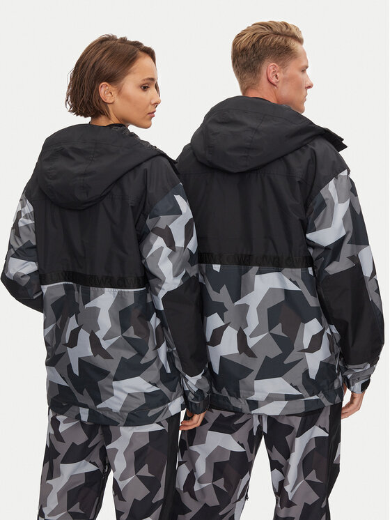 Colourwear Colourwear Snowboard kabát Aquilo Anorak U 7010289 Fekete Regular Fit