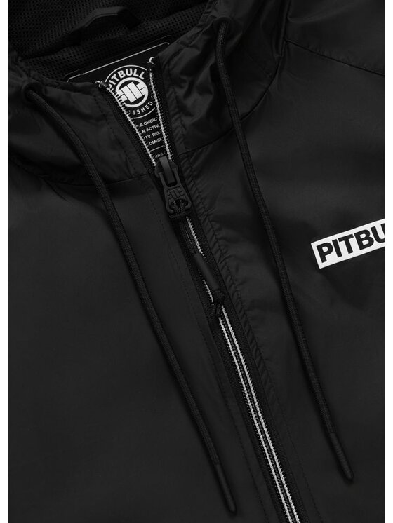 PITBULL PITBULL Kurtka przejściowa ATHLETIC LOGO II Czarny Regular Fit