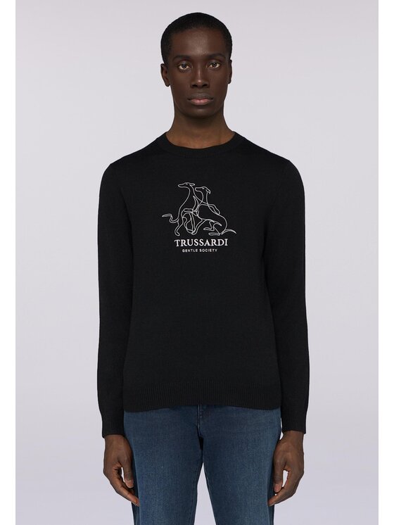 Trussardi Trussardi Cardigan M0348000036N033 Nero Regular Fit