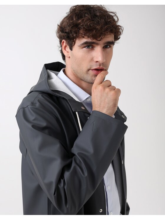 VANNSKJOLD VANNSKJOLD Kurtka przeciwdeszczowa ELEGANCE Szary Classic Fit