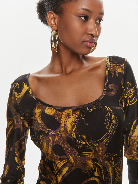 Versace Jeans Couture Versace Jeans Couture κορμάκι 76HAM221 Μαύρο Slim Fit