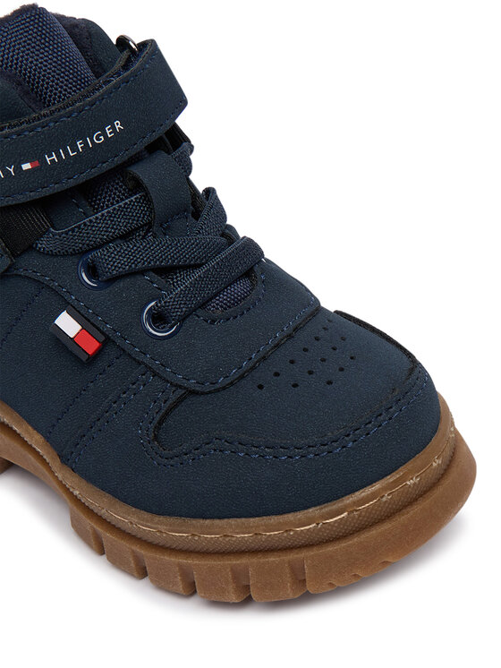 Tommy Hilfiger Tommy Hilfiger Trzewiki T1X5-35290-0316 Granatowy
