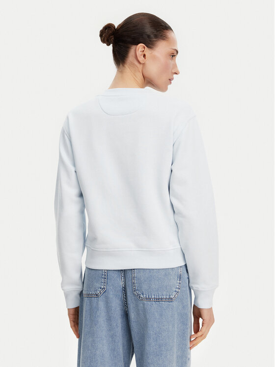 Guess Guess Felpa W5GQ12 KBKM0 Celeste Regular Fit