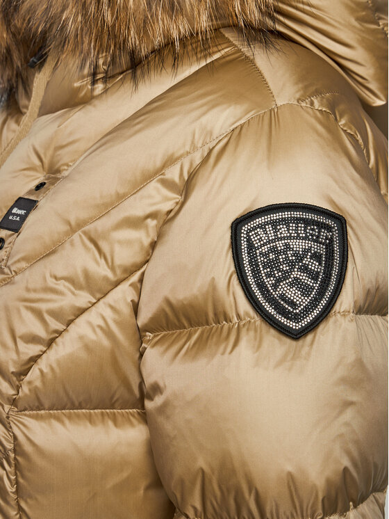Blauer Blauer Μπουφάν πουπουλένιο 23WBLDC03141 Καφέ Regular Fit