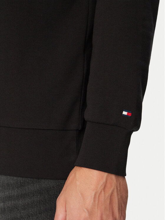 Tommy Hilfiger Tommy Hilfiger Μπλούζα MW0MW44938 Μαύρο Regular Fit