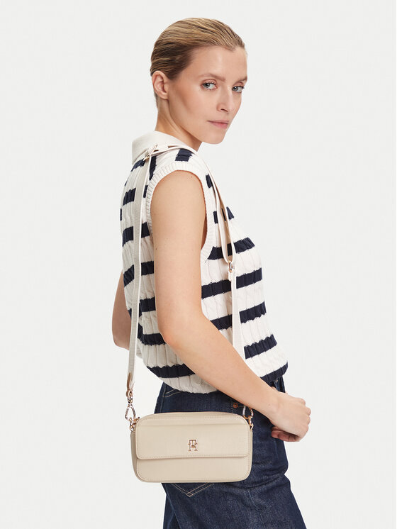 Tommy Hilfiger Tommy Hilfiger Kabelka DISTINCT CAMERA BAG AW0AW17455 Béžová