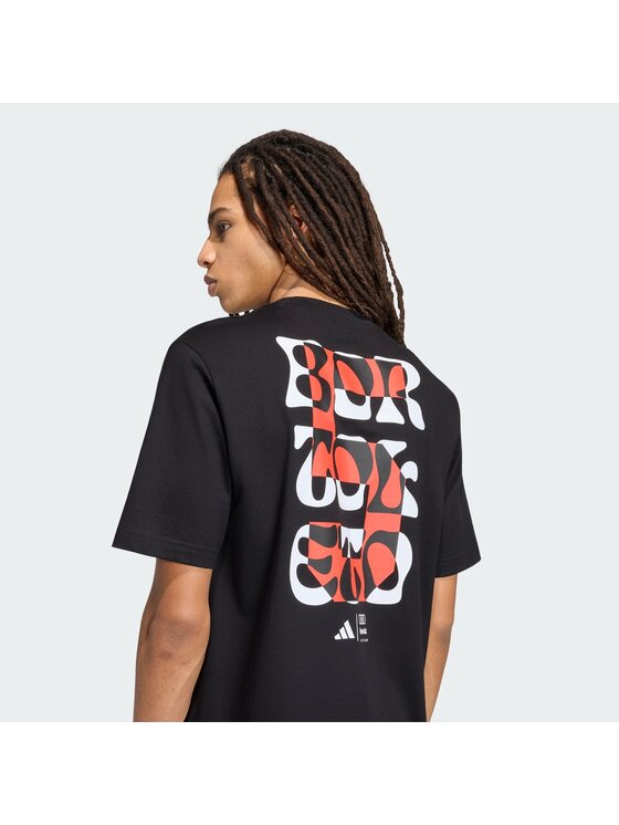 adidas adidas T-Shirt 165126 Czarny Regular Fit