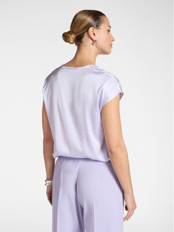 Elena Mirò Elena Mirò Bluzka 2002P000221N0A9 Fioletowy Regular Fit